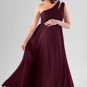 Kennedy Blue Maternity Burgundy Bridesmaid Dress